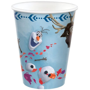 Tableware - Cups Frozen 2 HC Paper Cups FSC 266ml 8pk