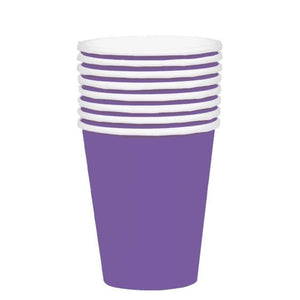 Tableware - Cups New Purple HC Paper Cups FSC 354ml 20pk