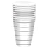 Silver HC Stripe Paper Cups FSC 266ml 8pk
