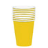 Sunshine Yellow HC Paper Cups FSC 354ml 20pk