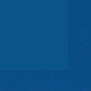 Tableware - Napkins Bright Royal Blue Lunch Napkins 2-Ply FSC 40pk