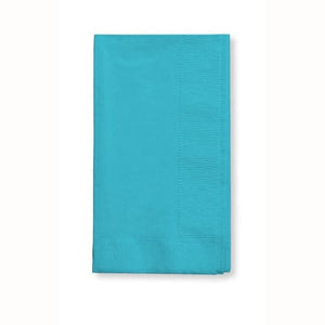 Tableware - Napkins Caribbean Blue Dinner Napkins 40cm x 40cm 50pk