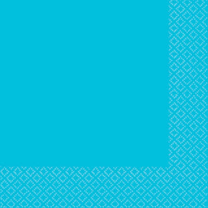 Tableware - Napkins Caribbean Blue Lunch Napkins 2-Ply FSC 40pk