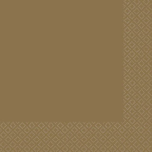 Tableware - Napkins Gold Dinner Napkins 2-Ply FSC 40pk