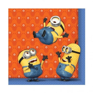 Tableware - Napkins Minions Lunch Napkins 33cm x 33cm 20pk