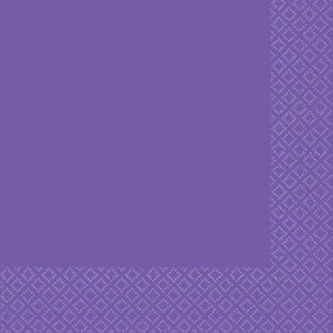 Tableware - Napkins New Purple Dinner Napkins 2-Ply FSC 40pk