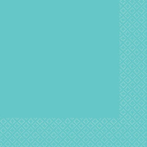 Tableware - Napkins Robin Egg Blue Beverage Napkins 2-Ply FSC 40pk