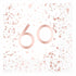 Rose Gold 60 Lunch Napkins 33cm x 33cm 16pk