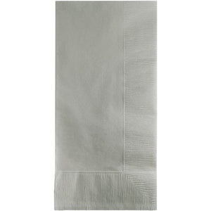 Tableware - Napkins Silver Dinner Napkins 40cm x 40cm 50pk