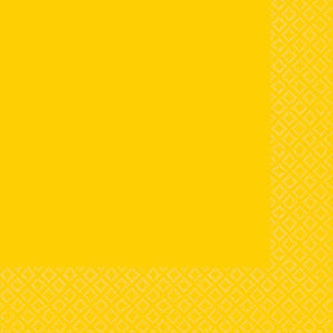Tableware - Napkins Sunshine Yellow Lunch Napkins 2-Ply FSC 40pk