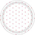 Apple Red Dots NPC Round Paper Plates FSC 17cm 8pk