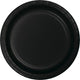 Tableware - Plates Black Dinner Paper Plates 23cm 24pk