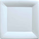 Tableware - Plates Frosty White Square NPC Dessert Paper Plates FSC 17cm 20pk