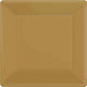 Tableware - Plates Gold Square NPC Dessert Paper Plates FSC 17cm 20pk