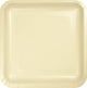 Tableware - Plates Ivory Square Lunch Paper Plates 18cm 18pk