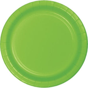 Tableware - Plates Lime Lunch Paper Plates 18cm 24pk