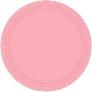 Tableware - Plates New Pink Round NPC Lunch Paper Plates FSC 23cm 20pk