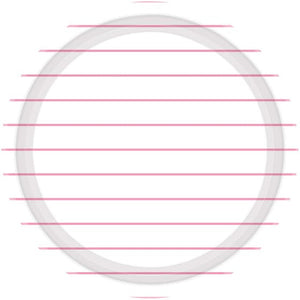 Tableware - Plates New Pink Stripes NPC Round Paper Plates FSC 23cm 8pk