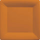 Tableware - Plates Orange Square NPC Dessert Paper Plates FSC 17cm 20pk