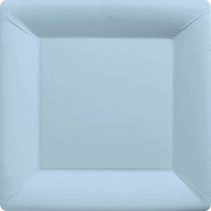 Tableware - Plates Pastel Blue NPC Square Paper Plates FSC 17cm 20pk