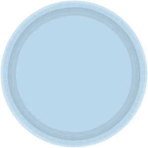 Tableware - Plates Pastel Blue Round NPC Lunch Paper Plates FSC 23cm 20pk