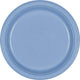 Tableware - Plates Pastel Blue Round Plastic Plates 26cm 20pk