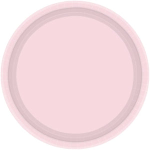 Tableware - Plates Pastel Pink NPC Round Paper Plates FSC 17cm 20pk