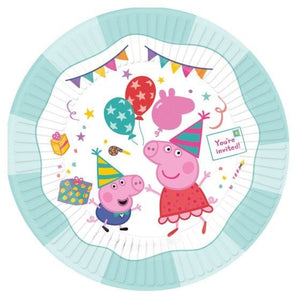 Tableware - Plates Peppa's Party NPC Paper Plates 23cm 8pk