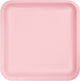 Tableware - Plates Pink Square Lunch Paper Plates 18cm 18pk