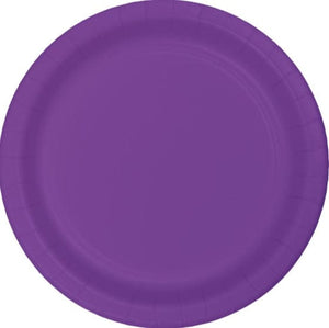 Tableware - Plates Purple Dinner Paper Plates 23cm 24pk