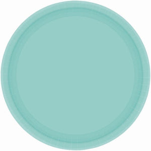 Tableware - Plates Robin's Egg Blue Round NPC Dessert Paper Plates FSC 17cm 20pk