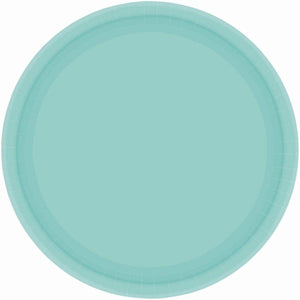 Tableware - Plates Robins Egg Blue Round Paper Plates 23cm 20pk