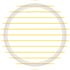 Sunshine Yellow Stripes NPC Round Paper Plates FSC 23cm 8pk