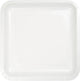 Tableware - Plates White Square Lunch Paper Plates 18cm 18pk