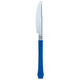 Tableware - Spoons, Forks, Knives & Tongs Bright Royal Blue Premium Classic Choice Knife 20pk