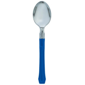 Tableware - Spoons, Forks, Knives & Tongs Bright Royal Blue Premium Classic Choice Spoon 20pk