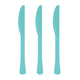 Tableware - Spoons, Forks, Knives & Tongs Robin's Egg Blue Premium Plastic Knives 20pk
