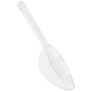 Tableware - Spoons, Forks, Knives & Tongs White Plastic Scoop Each