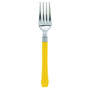 Tableware - Spoons, Forks, Knives & Tongs Yellow Sunshine Premium Classic Choice Fork 20pk