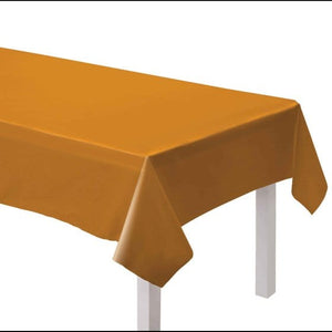 Tableware - Table Covers Pumpkin Orange Paper Tablecover FSC 137cm x 274cm Each