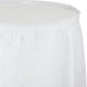 Tableware - Table Runners, Table Skirts & Clips White Plastic Table Skirt 74cm x 4.26m Each