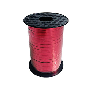 Amscan_OO Balloon - Accessories - Sticks, HiFloats, Pumps Red Metallic Balloon Ribbon 225m Each