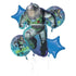 Buzz Lightyear Foil Balloons Bouquet 5pk