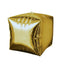 Gold Cubez Foil Balloon 38cm x 38cm Each