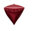 Red Diamondz Foil Balloon 38cm x 43cm Each