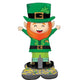 Balloon - Foil AirLoonz Lucky Leprechaun Foil Balloon 78cm x 134cm Each