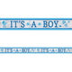 Amscan_OO Balloon - Foil Baby Boy Foil Banner 7.6m Each