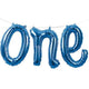 Amscan_OO Balloon - Foil Baby Shower Blue Foil Balloons Banner 1.5m Each