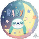 Amscan_OO Balloon - Foil Baby Sloth Foil Balloon 45cm Each