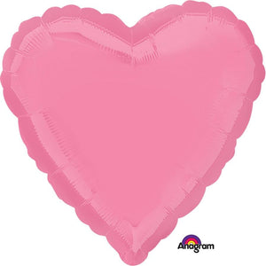 Amscan_OO Balloon - Foil Bright Bubble Gum Pink Heart Foil Balloon 45cm Each